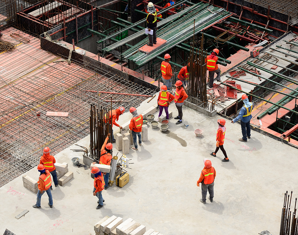 construction people at work