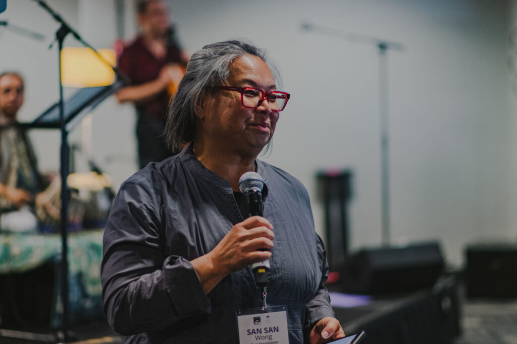 San San Wong speaking at convening