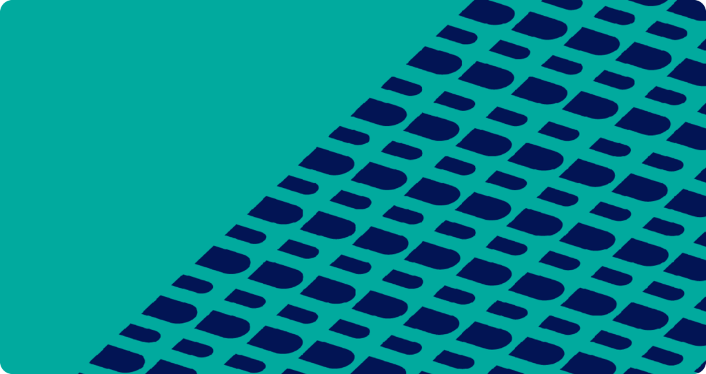 Ripple Grid Pattern - Teal/Navy